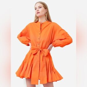 NWT Rhode Orange Emma Dress Size Medium